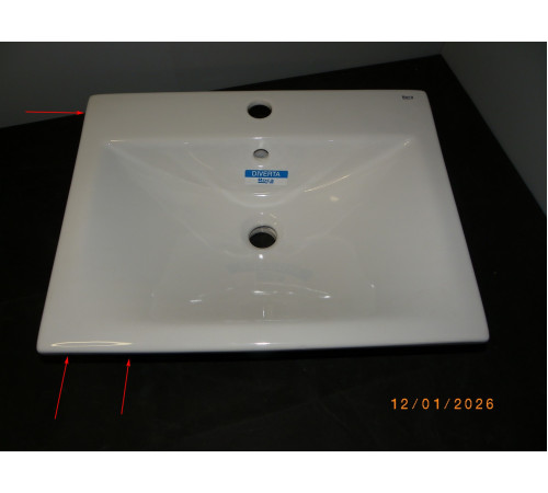 Раковина врезная Roca Diverta 550x425 мм с отверстием под смеситель 32711600Y