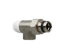 Вентиль отсекающий осевой Elsen 1/2x1/2 никелированный EVR10.3413