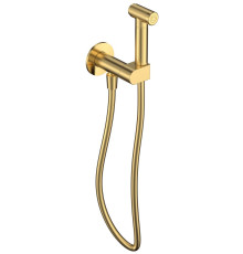 Гигиенический душ AQUAMERIT Novara комплект скрытого монтажа золото шлифованное AQM6927BG