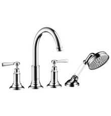 Смеситель на край ванны Axor Montreux на 4 отверстия внешняя часть 16550000