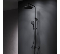 Душевая система AM.PM Like с термостатом черный матовый F0780522