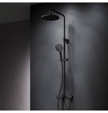 Душевая система AM.PM Like с термостатом черный матовый F0780522