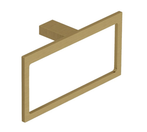 Полотенцедержатель Kludi VELA C 220 мм прямоугольный золото брашированное 31978N0