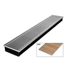 Конвектор внутрипольный Gekon Eco с решеткой DON 80x180x800 мм без клапана GETL0.00808018/DON/NV