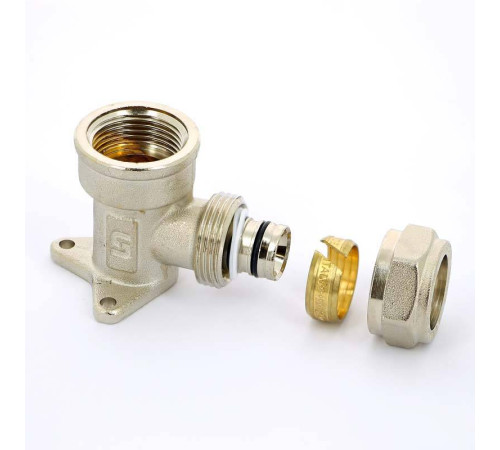 Водорозетка обжимная Uni-Fitt 20x1/2 никелированная 670N7200