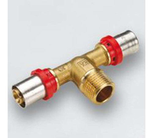 Тройник пресс с наружной резьбой TIEMME 26х3/4х26 1650098