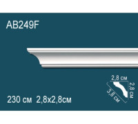 Карниз потолочный Perfect AB249F гибкий полиуретановый 190x190x2000 мм AB249F