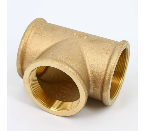 Тройник бронзовый Viega 2 1/2 ВР 321734