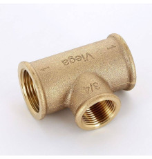 Тройник бронзовый Viega 1x3/4x1 ВР 264420