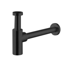 Сифон для раковины Newform X-STEEL 316 под донный клапан 300 мм цвет PVD Brushed gun metal 244X.59.064