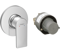 Смеситель для душа Hansgrohe Rebris E встраиваемый комплект на 1 потребитель хром 72658000