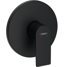 Смеситель для душа Hansgrohe Rebris E на 1 потребитель внешняя часть черный матовый 72668670