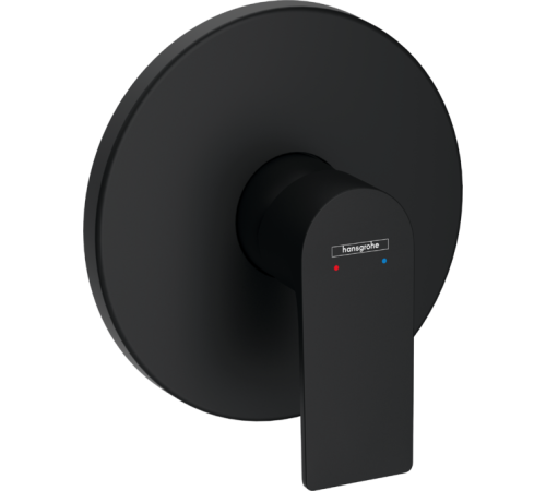 Смеситель для душа Hansgrohe Rebris E на 1 потребитель внешняя часть черный матовый 72668670