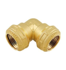 Уголок компрессионный Tiemme для труб ПНД 40 мм 3410010