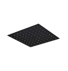 Верхний душ Plumberia Selection TAG 25х25 см антикальций черный матовый SAQ3114NO