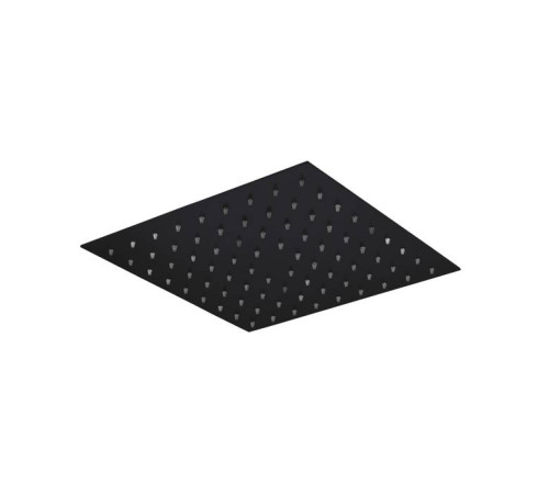 Верхний душ Plumberia Selection TAG 25х25 см антикальций черный матовый SAQ3114NO