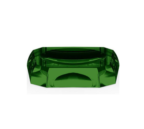 Мыльница настольная Decor Walther Kristall STS хрусталь зеленый 0931696