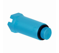 Заглушка пластиковая установочная Hoobs с прокладкой EPDM 1/2 синяя HB-RPEZS-000012