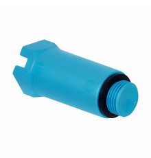 Заглушка пластиковая установочная Hoobs с прокладкой EPDM 1/2 синяя HB-RPEZS-000012