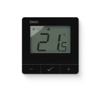 Умный терморегулятор HOMMYN E25 ZigBee 868 МГц 2xAA черный E25-BATB