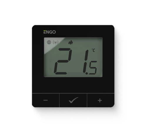 Умный терморегулятор HOMMYN E25 ZigBee 868 МГц 2xAA черный E25-BATB