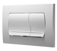 Панель смыва Roca Active 52B 2 режима 255х170х32 мм белый 8901150B0