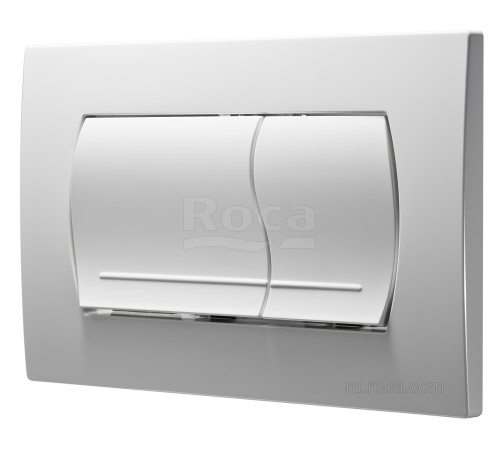 Панель смыва Roca Active 52B 2 режима 255х170х32 мм белый 8901150B0