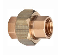 Разъемное соединение Smart Install латунное прямое В/В 3/4 с накидной гайкой 52592S
