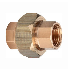 Разъемное соединение Smart Install латунное прямое В/В 3/4 с накидной гайкой 52592S