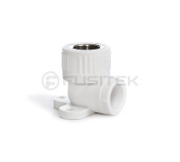 Угольник переходной Fusitek PP-R 20x1/2 ВР с креплением FT04601