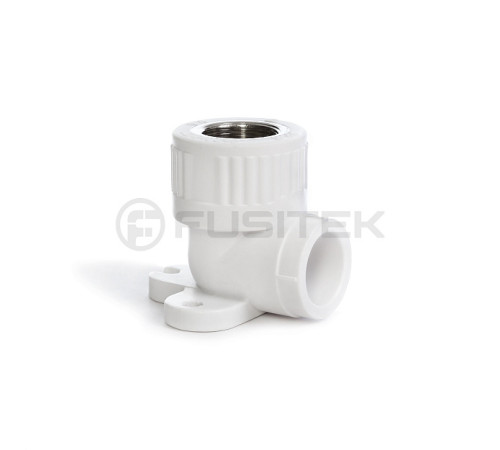 Угольник переходной Fusitek PP-R 20x1/2 ВР с креплением FT04601