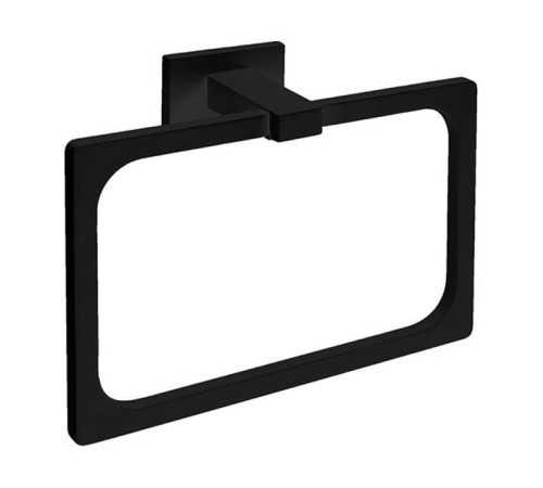 Полотенцедержатель-кольцо Colombo Design Look 20х14 см черный матовый B1631.NM