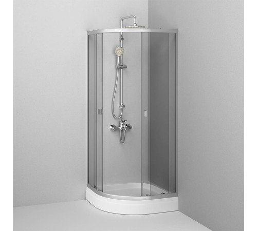 Душевое ограждение AM.PM X-Joy 80х80 см без поддона матовый хром W88G-205-080MT64