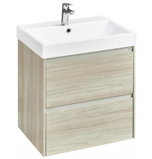 Тумба под умывальник подвесная Roca Ona 585x450x565 мм 2 ящика Светлый дуб A857613512