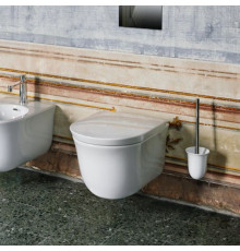 Унитаз подвесной безободковый Laufen The New Classic 53х37х35 см белый LCC 8.2085.1.400.000.1