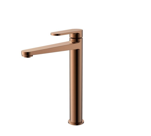 Смеситель для раковины AQUAMERIT Novara высокий медь шлифованная AQM6914BC
