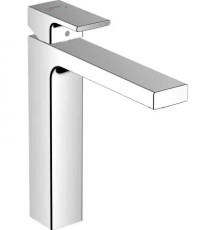 Смеситель для раковины hansgrohe Vernis Shape 190 однорычажный со сливным гарнитуром хром 71562000