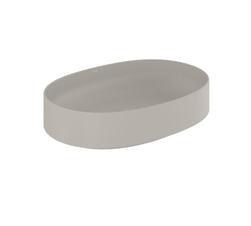 Раковина-чаша овальная Kludi Resa O 60x40 см светло-серый матовый 58CW20O2