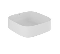 Раковина-чаша KLUDI RESA C квадратная 40x40 см белый матовый 58CW3053