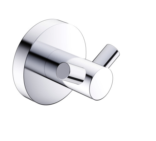 Крючок двойной Aquanet Trento латунный хром AQM7202CR