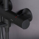 Душевая система AM.PM X-Joy с термостатом черный матовый F0785A522
