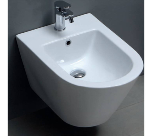 Биде подвесное Azzurra Forma 54x37x30.5 см 1 отв. FMBKS000000MBI