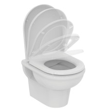 Унитаз подвесной безободковый Ideal Standard Exacto Rimless с сиденьем SoftClose R002601