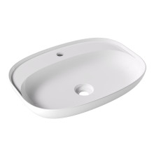 Раковина Ceramica Alice FORM Oval 60x45х12 см Plan накладная белый глянцевый 22460101