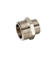 Ниппель переходной STOUT НР-НР никелированный 1x3/4 SFT-0004-000134