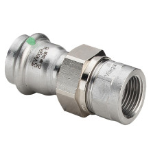 Переходник Viega Sanpress Inox 1х28 мм нержавеющая сталь 437534