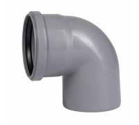 Отвод Ostendorf HTB 87° 75 мм PP RAL 7037 113140