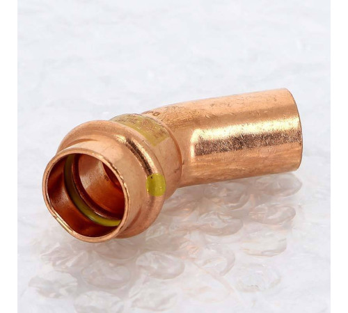 Угол-вставка 45° пресс Viega Profipress G 18 мм медь 345686