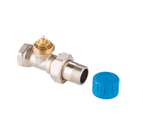 Клапан термостатический прямой Tiemme Premium 3/4 с преднастройкой 71205