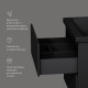 Тумба под раковину подвесная AM.PM Gem 60 см черный матовый M90FHX06022BM